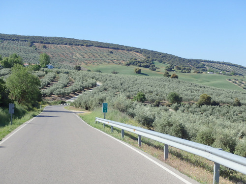 On the road to Montefrío.